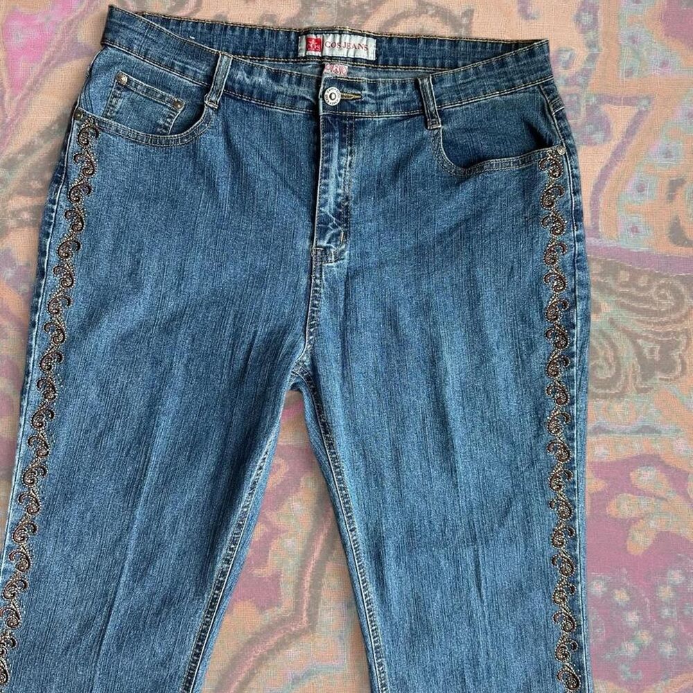 Cos Women's Blue and Navy Jeans